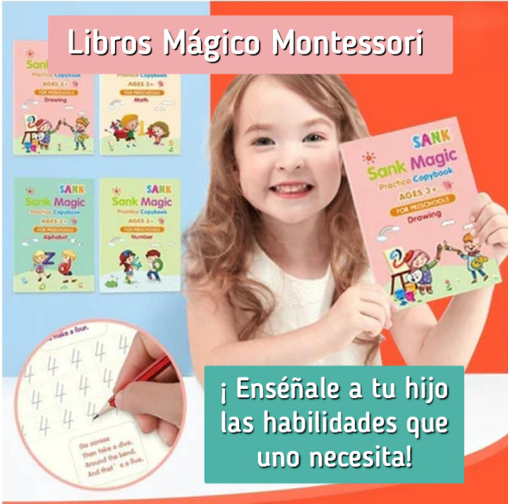 Kit De Libros Montessori Reutilizables